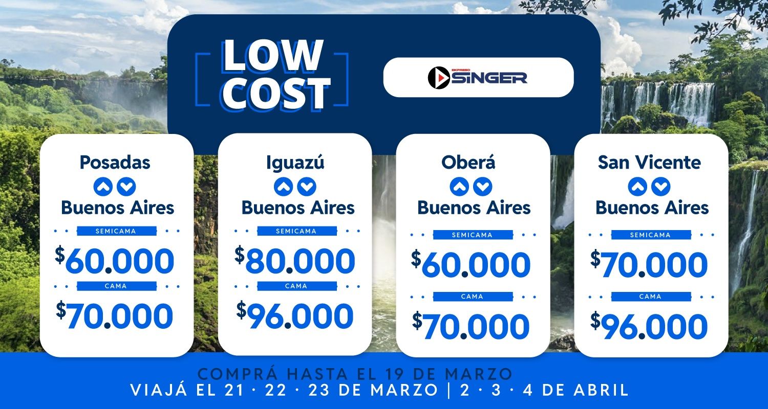 low cost Marzo 2026